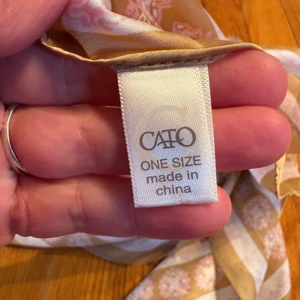 🆘LAST DISCOUNT🆘 Cato Geometric Floral Square Scarf